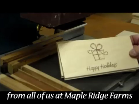 Happy Holidays from Maple Ridge Farms